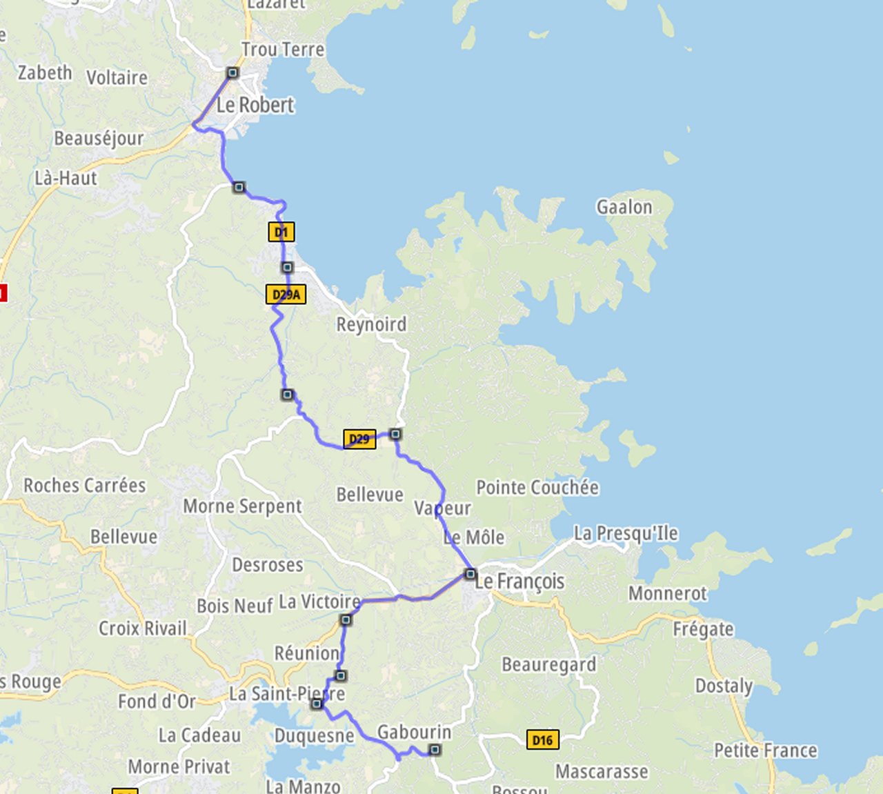 TRONÇON 2 : ROBERT - La FRANCISQUE