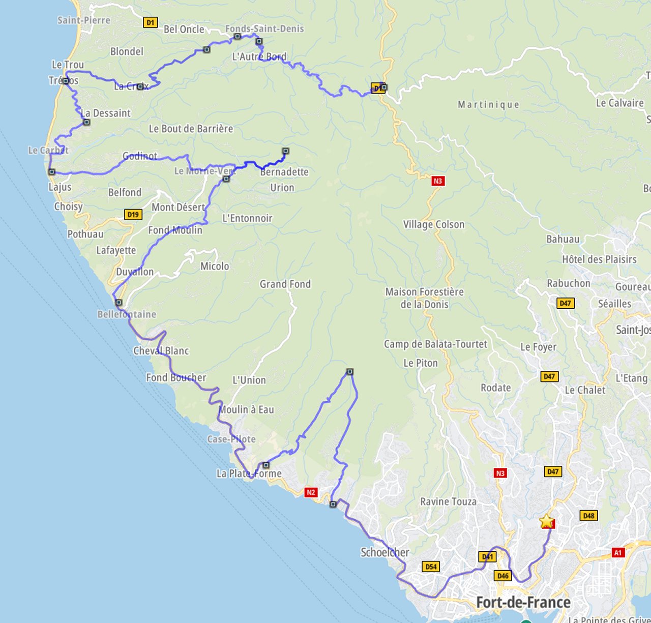 TRONÇON 1 :  REDOUTE - DEUX CHOUX