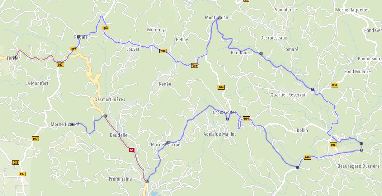 TRONÇON 3 : TERRIER - MORNE HONORE